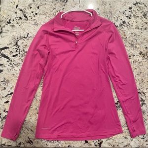 Nike Pro Combat Women’s Dry Fit Pink Pullover Size L